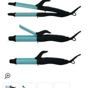Professional Black and Blue Hair Curler